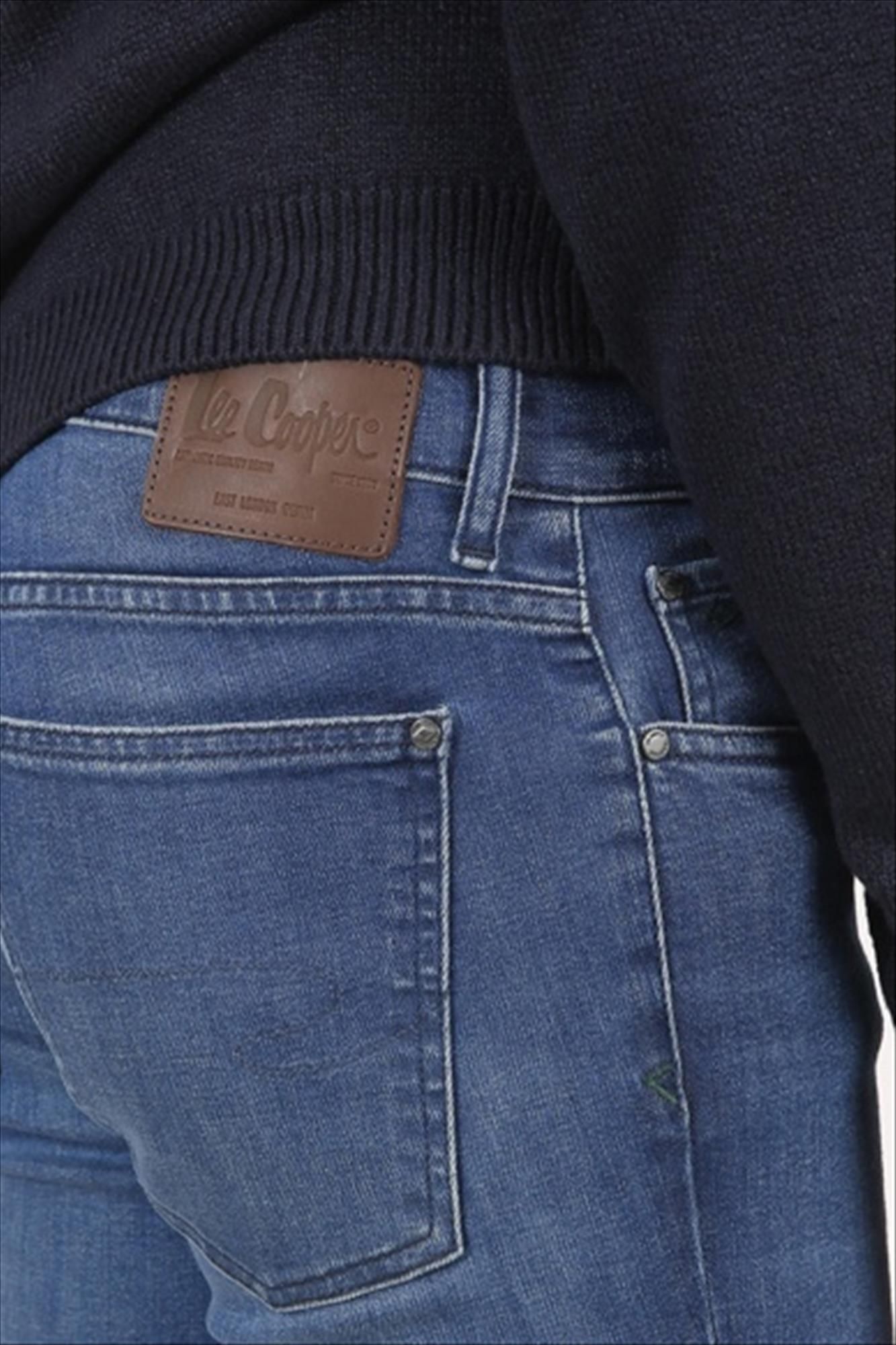 Lee Cooper - Middenblauwe LC110 slim jeans