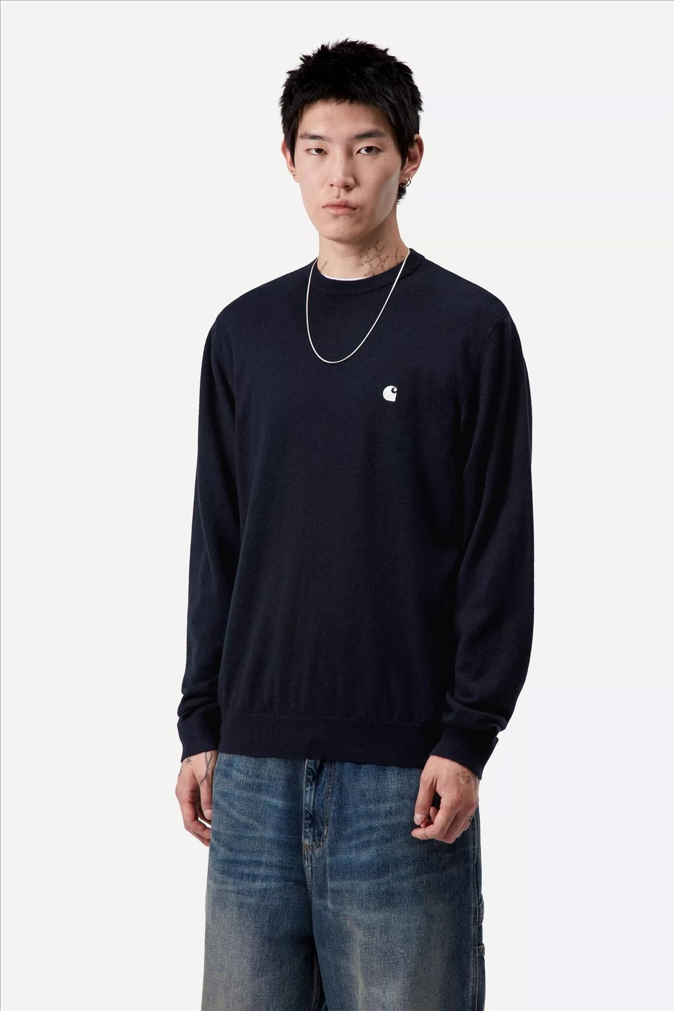 Carhartt WIP - Donkerblauwe Madison trui