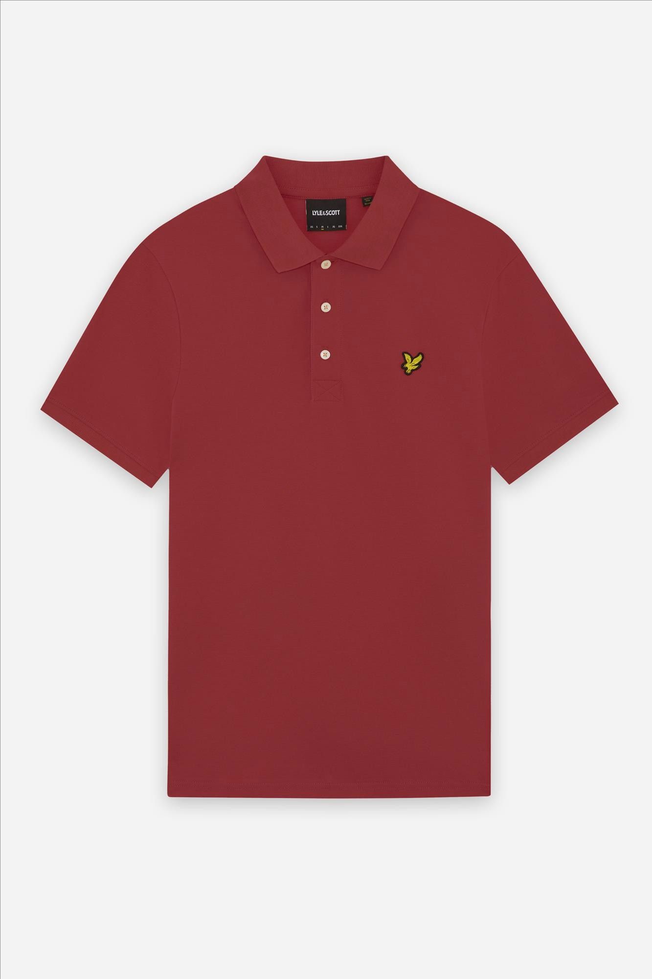 Lyle & Scott - Bordeaux Plain polo