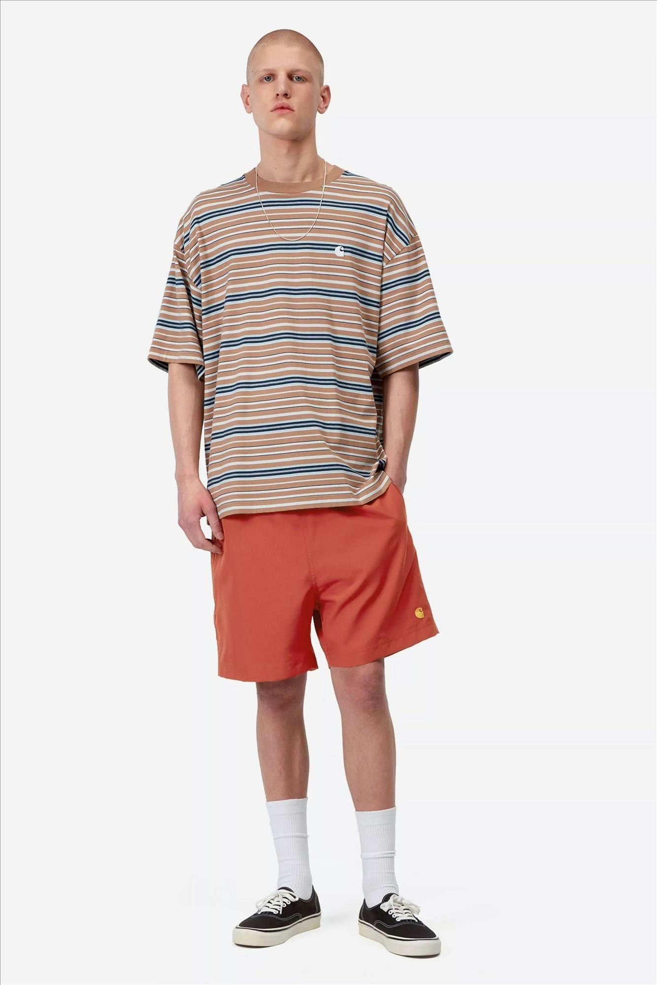 Carhartt WIP - Donkeroranje Chase zwemshort