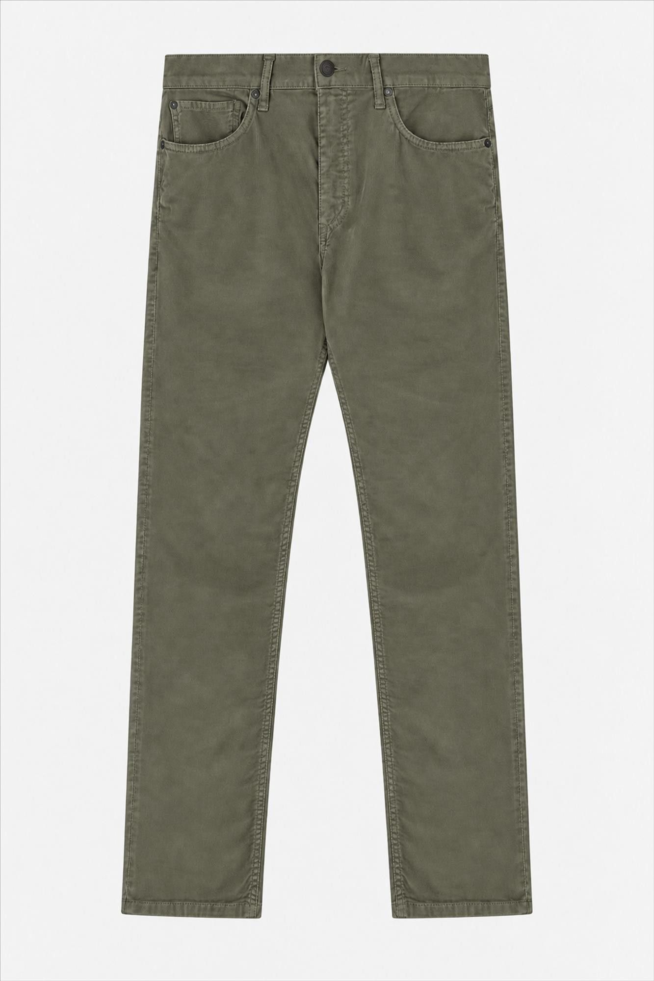 Lee Cooper - Donkergroene LC112ZP straight broek