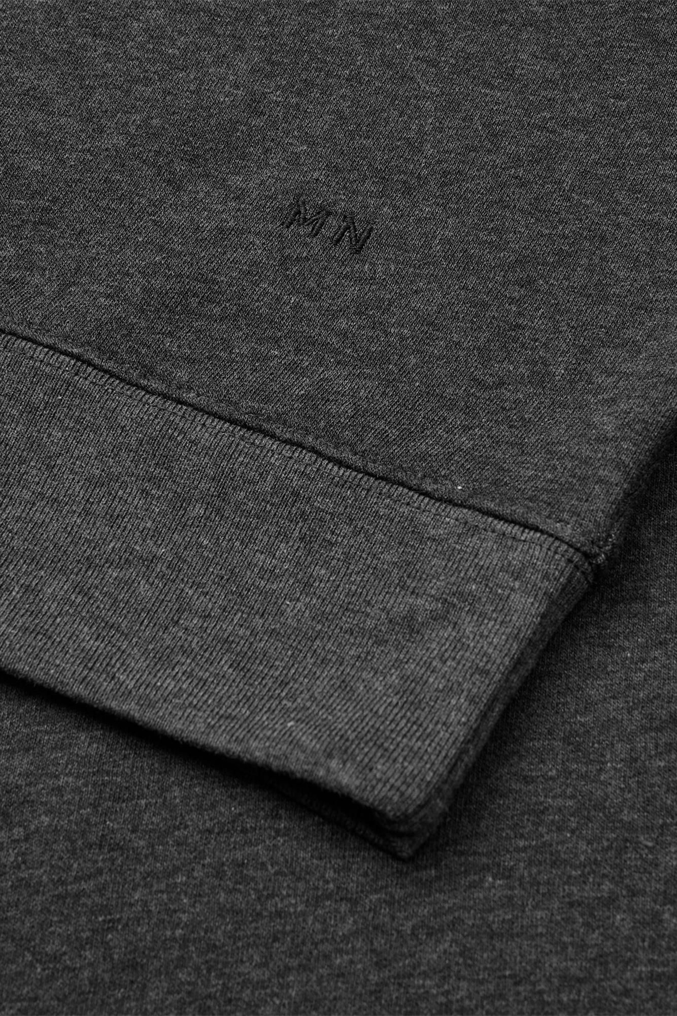 MADS NORGAARD - Donkergrijze Bram polosweater