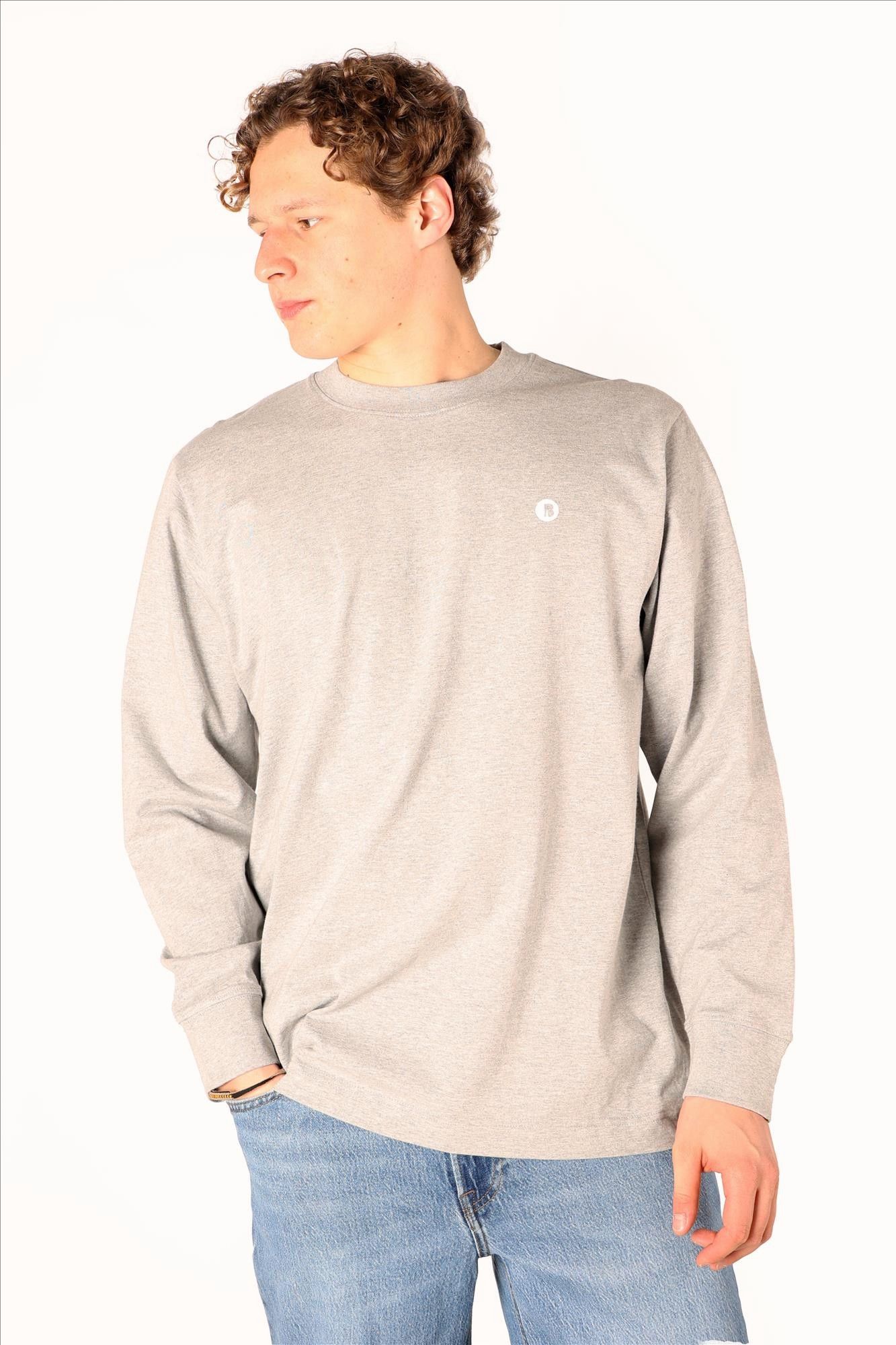 Brooklyn - Grijze B-Icon longsleeve