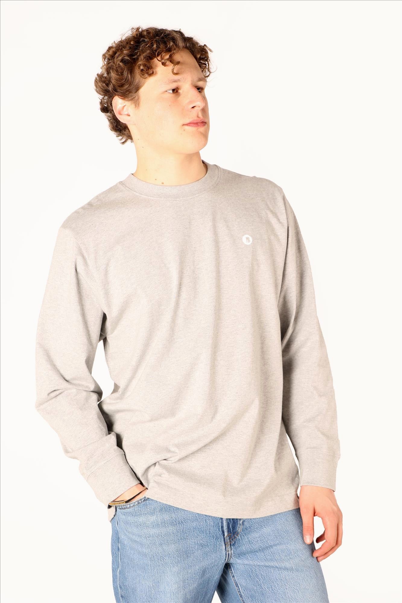 Brooklyn - Grijze B-Icon longsleeve
