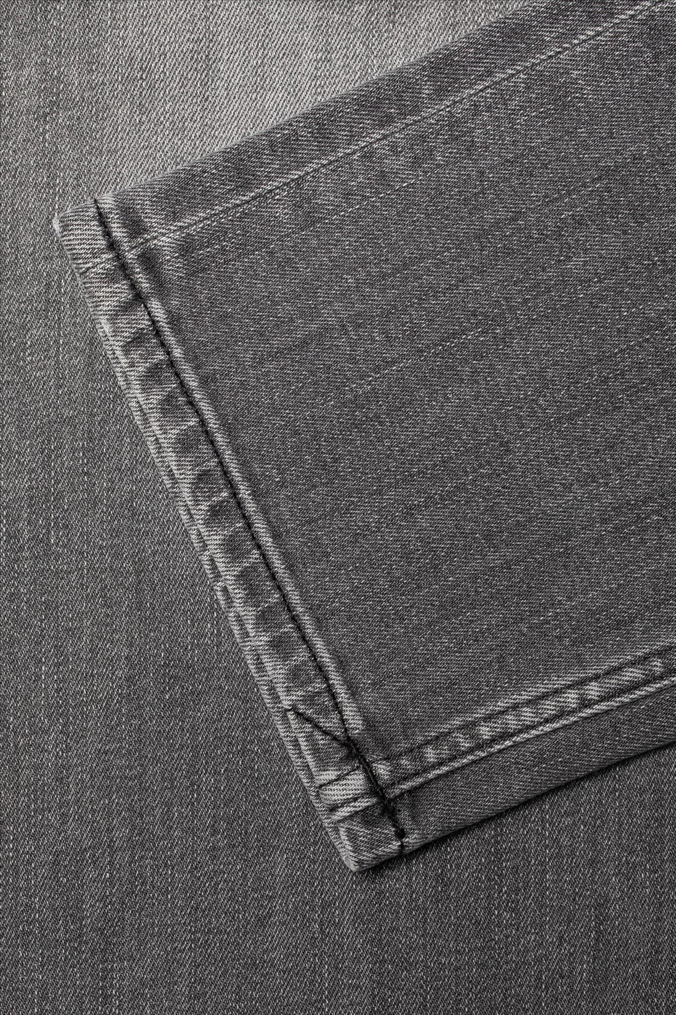 Nudie Jeans Co. - Grijze Lean Dean slim tapered jeans