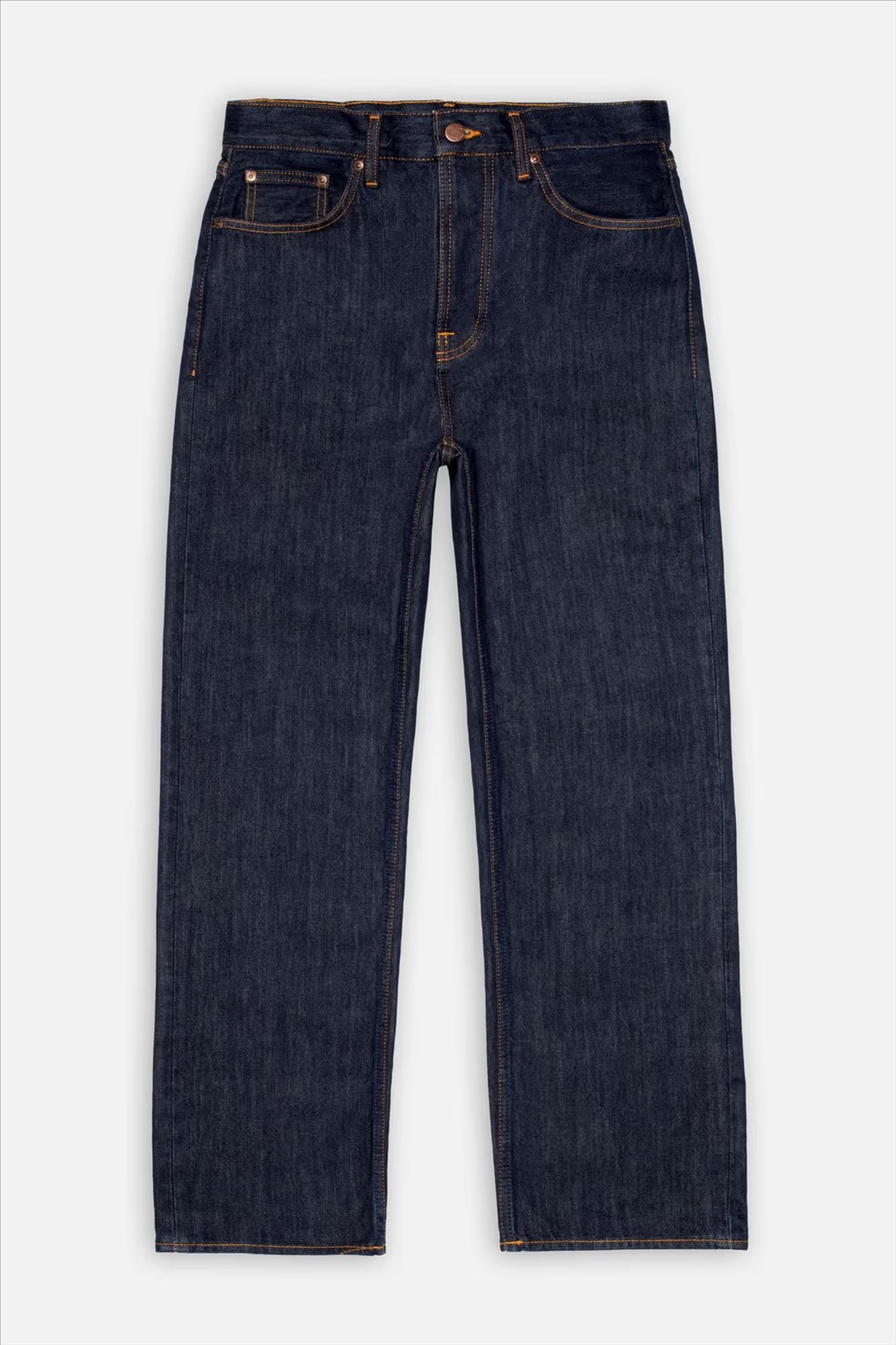 Nudie Jeans Co. - Donkerblauwe Tuff Tony loose jeans