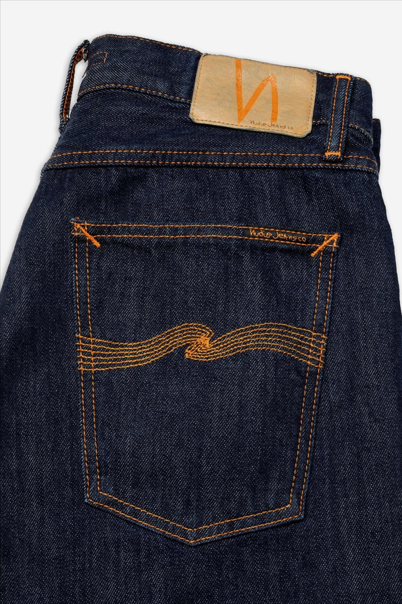 Nudie Jeans Co. - Donkerblauwe Tuff Tony loose jeans