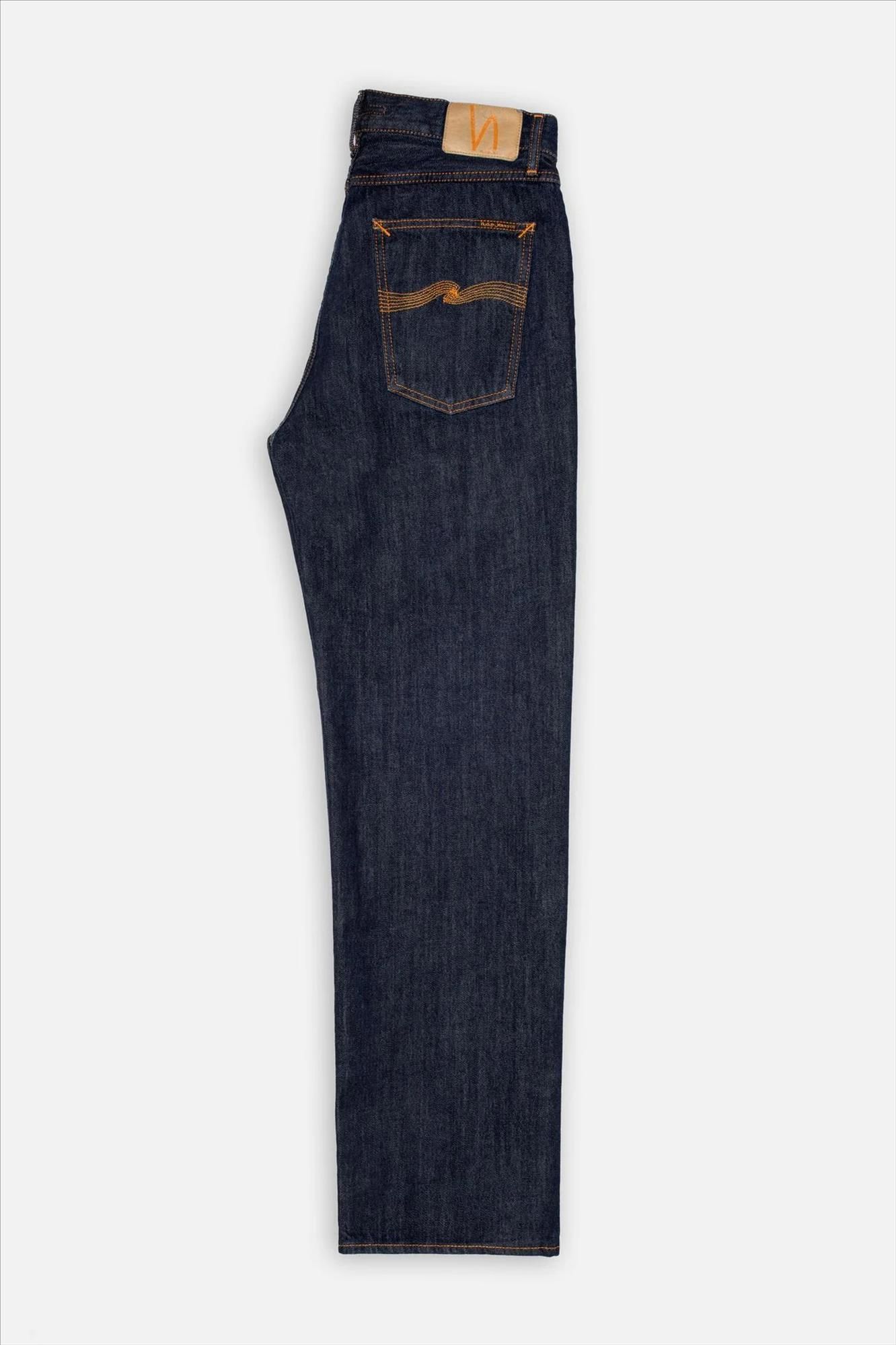 Nudie Jeans Co. - Donkerblauwe Tuff Tony loose jeans